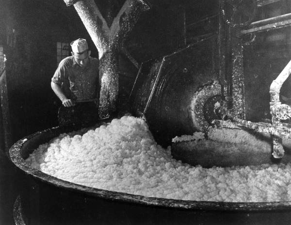 Image of paper pulp being mixed