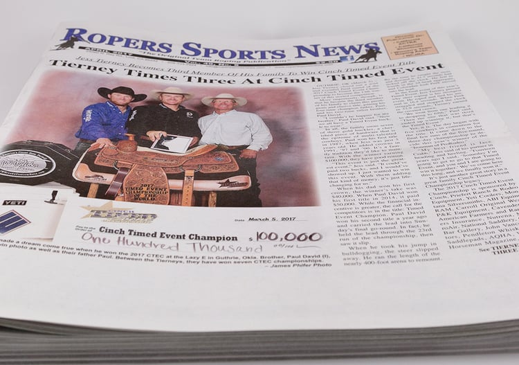 images of ropers sports news, an example of a tabloid