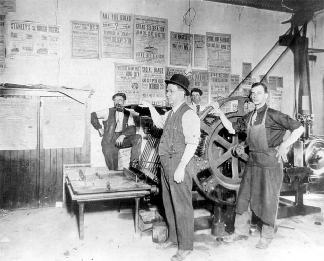 Fred Vivian, founder of the King City Rustler, which would eventually become Casey Printing
