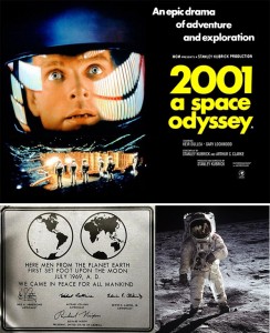 2001 Poster and Apollo Plaque