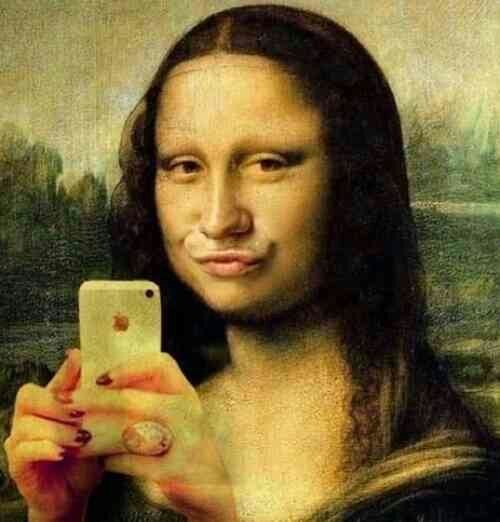 Mona Lisa Selfie