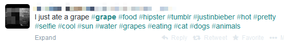 Nonsense Hashtags