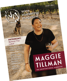 Wine Marketing Magazine Cover