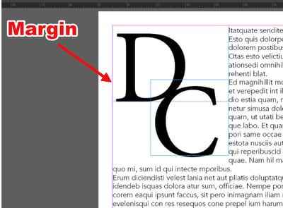 InDesign Margin