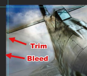 Trim and bleed in Adobe Photoshop