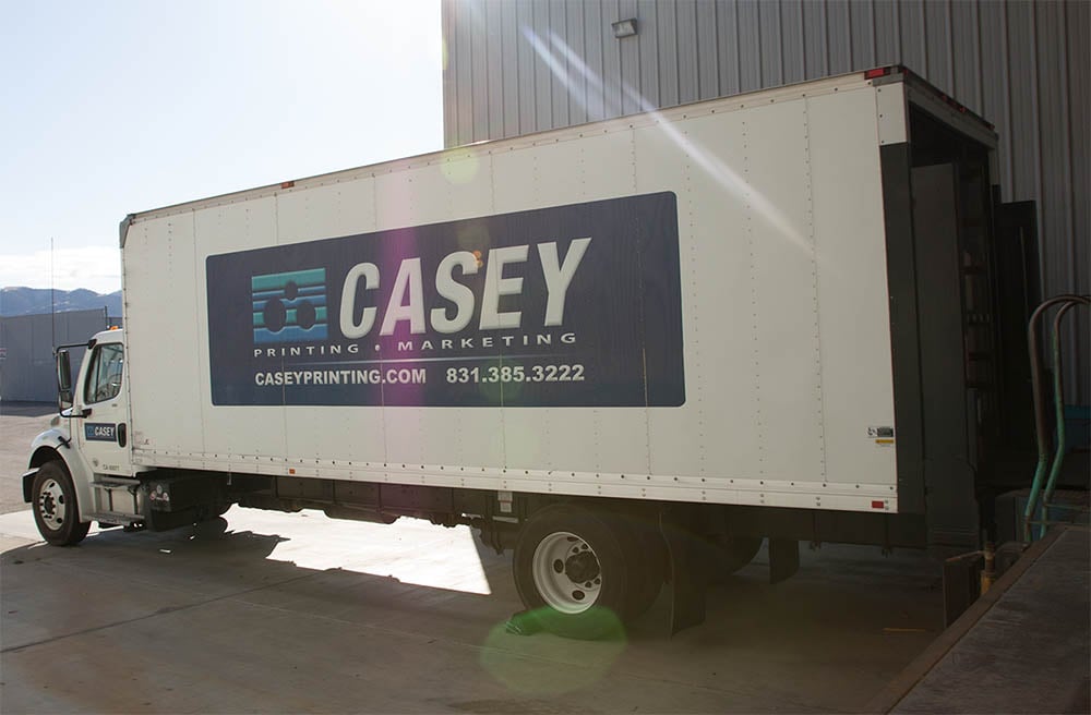 CASEY delivery truck