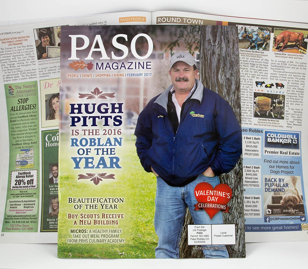 Image of Paso Robles Magazine, an example of a "Combo Book"