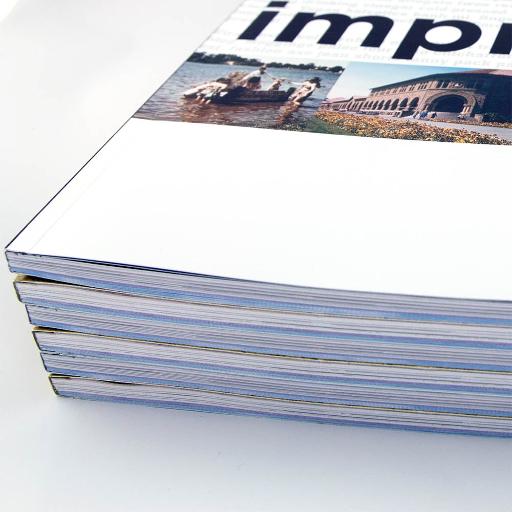 Image of perfect bound magazines and catalogs