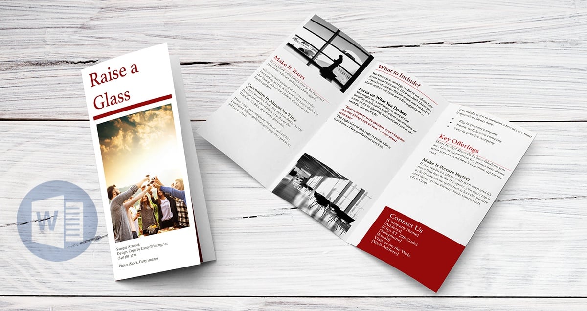 Tri Fold Brochure Printing - Free Print Templates and Design Proof