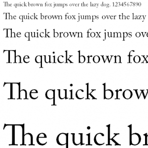 Caslon, when in doubt, use Caslon