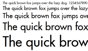 Futura, the forward thinking font